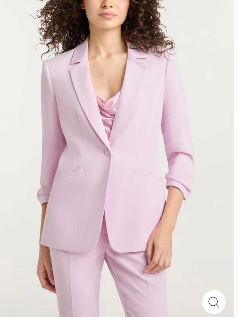 NWOT Cinq a sept Crepe Khloe Blazer Lilac Size 8